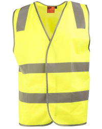 Winning Spirit safety vest with shoulder tapes SW43 Casual Wear Winning Spirit Yellow S/M 