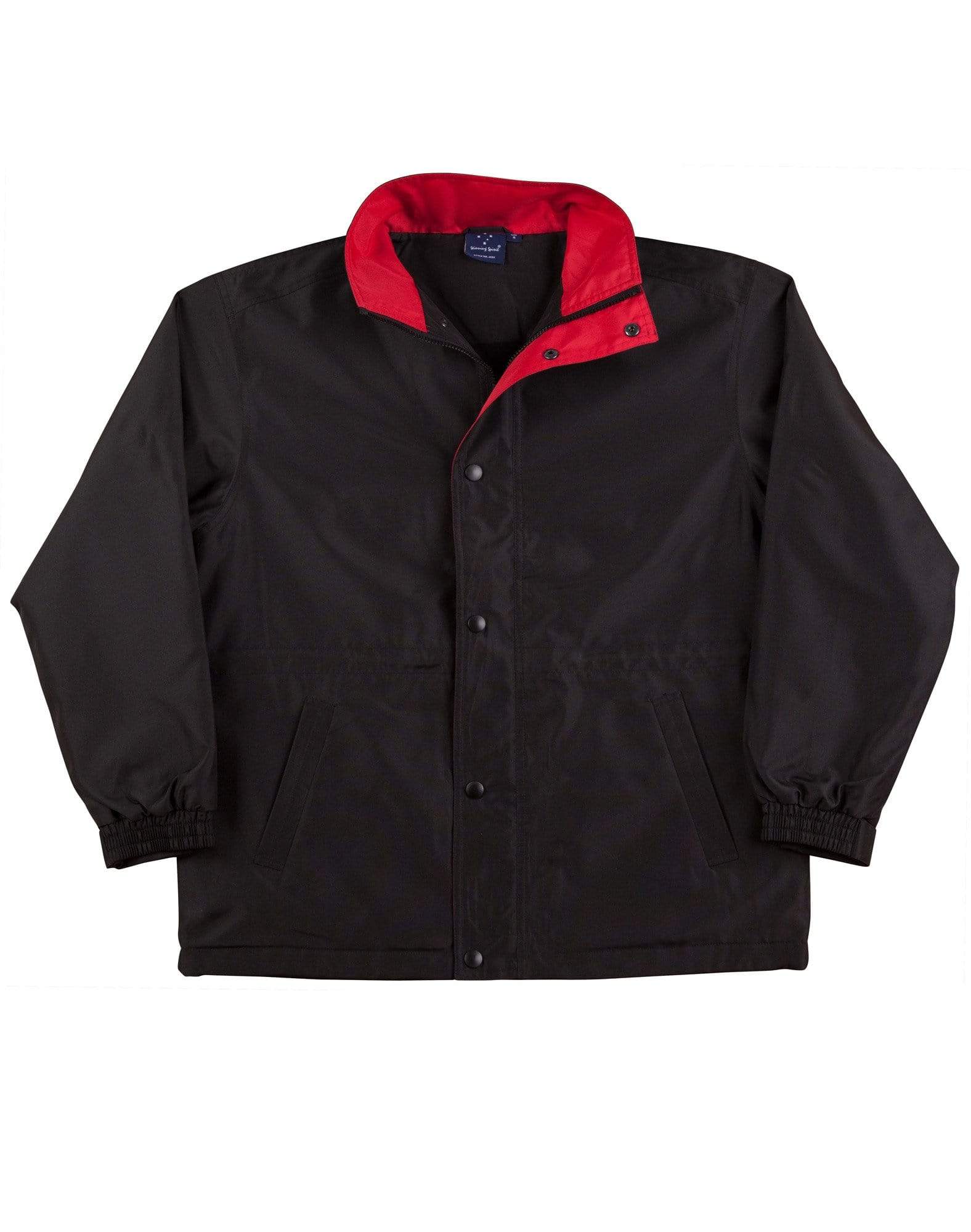 WINNING SPIRIT STADIUM JACKET Kids' JK01K Casual Wear Winning Spirit Black/Red 8K 