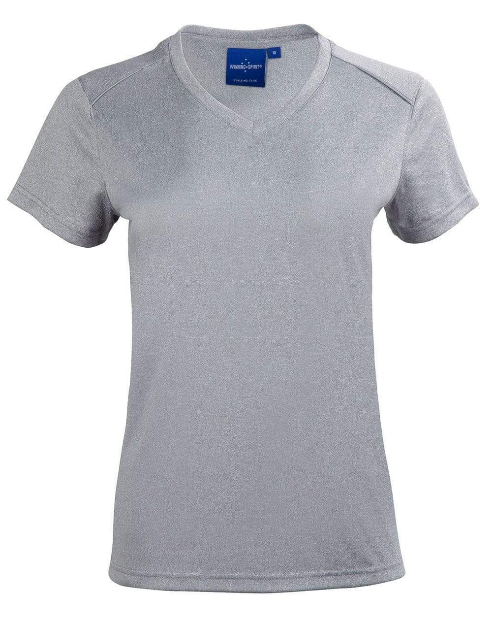 Winning Spirit TS46 HARLAND TEE Women Casual Wear Winning Spirit SILVER GREY 6 