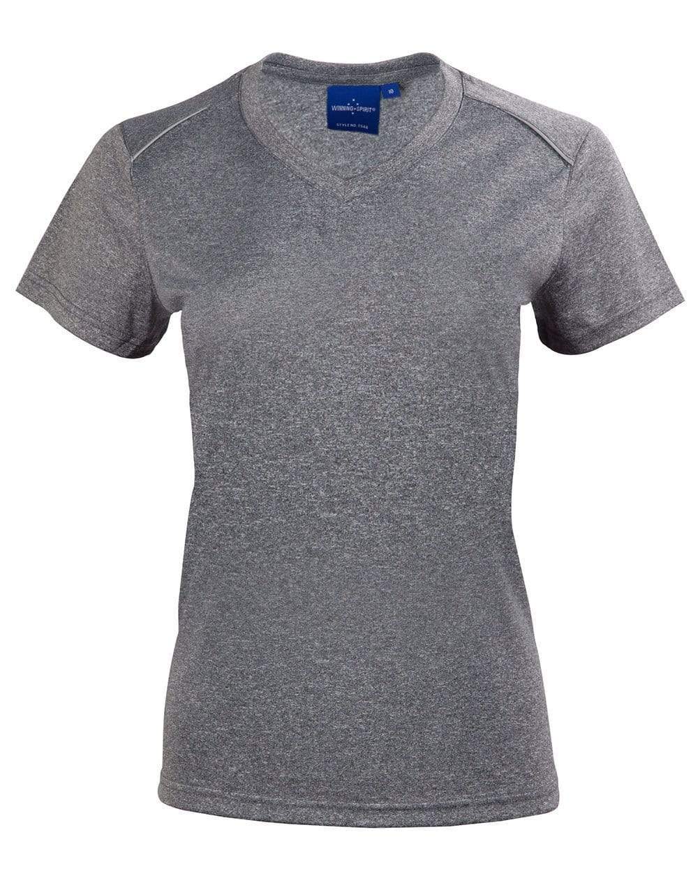 Winning Spirit TS46 HARLAND TEE Women Casual Wear Winning Spirit CHARCOAL 6 