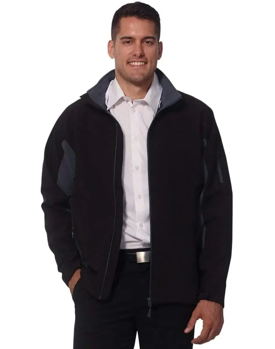 WINNING SPIRIT WHISTLER Softshell Contrast Jacket Men's JK31 Metro Workwear.