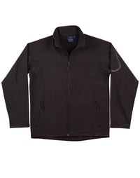WINNING SPIRIT WHISTLER Softshell Contrast Jacket Men's JK31 Metro Workwear.