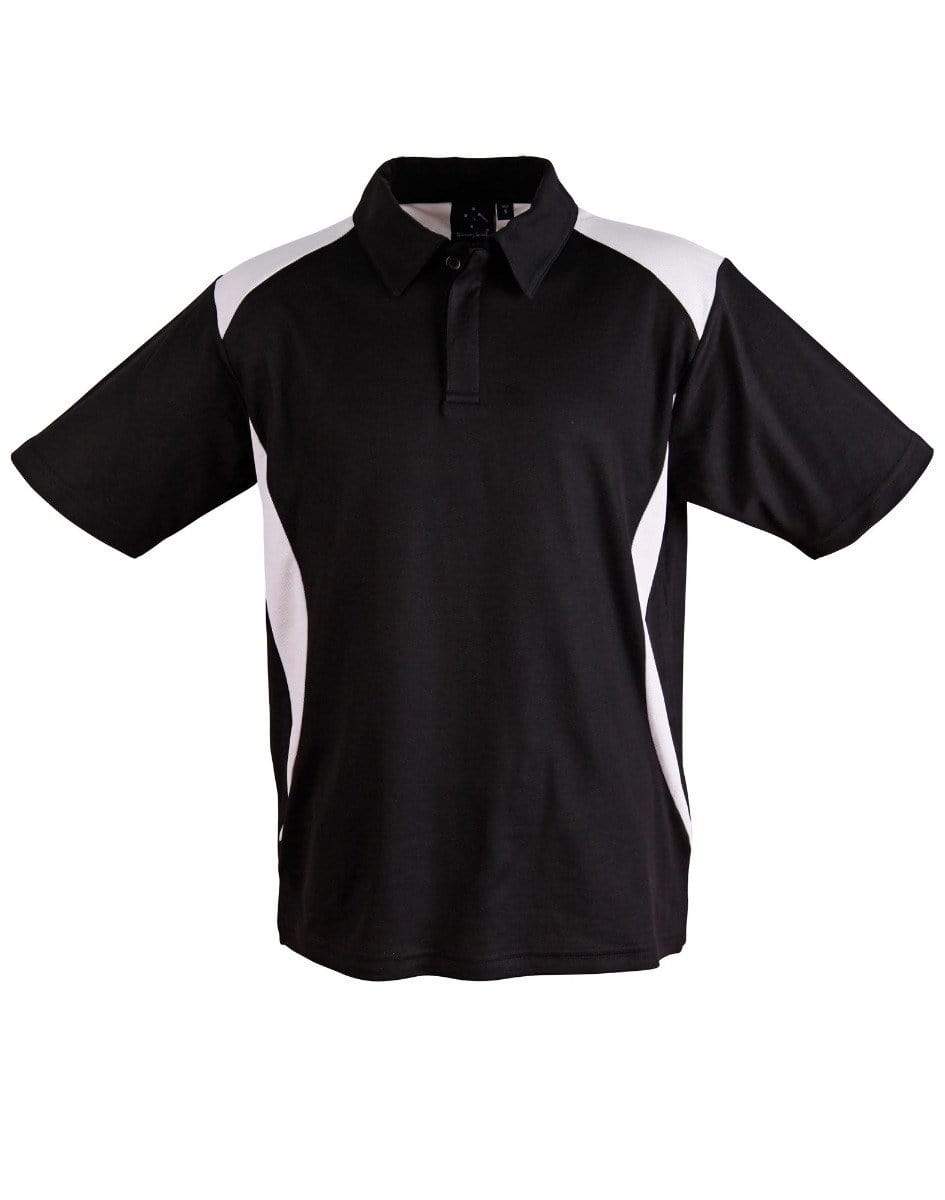 WINNING SPIRIT WINNER POLO Kids PS31K Casual Wear Winning Spirit Black/White 4K 