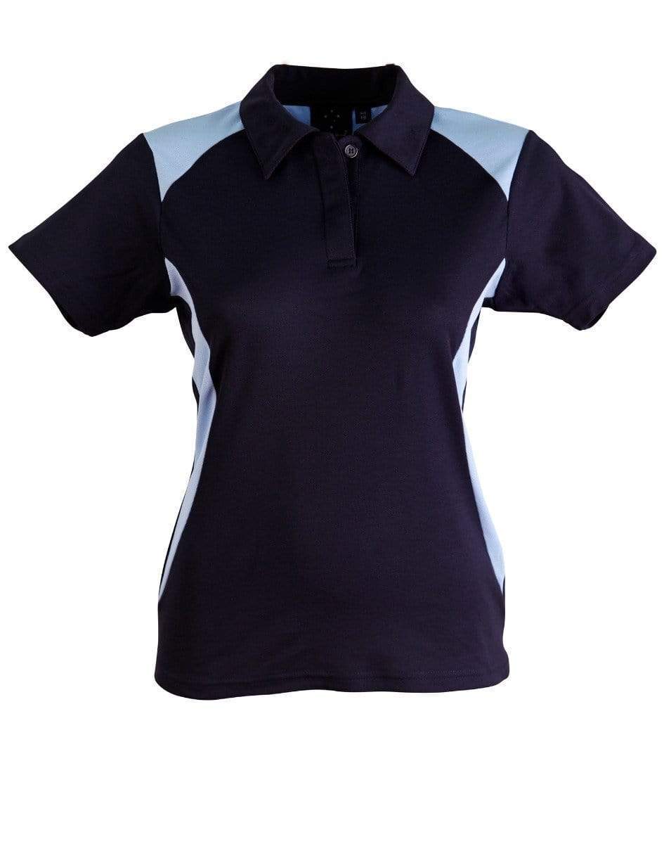 WINNING SPIRIT WINNER POLO Ladies' PS32A Casual Wear Winning Spirit Navy/Sky 8 