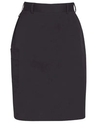 Winning Spirit utility cargo skirt M9477 Metro Workwear.