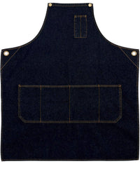 Winning Spirit East Village Denim Bib Apron Ap09 Metro Workwear.