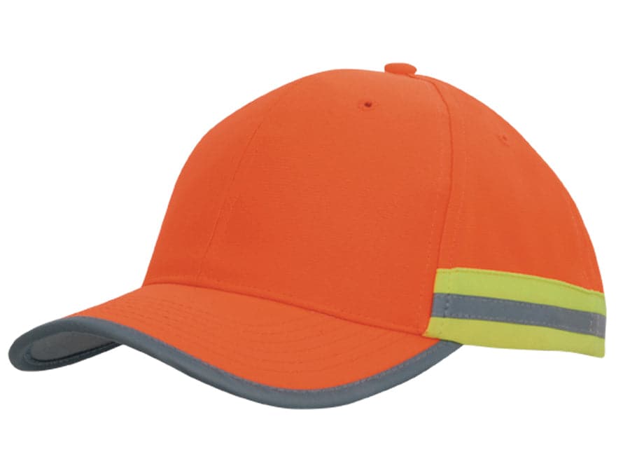 Headwear Hivis Cap 2 Tone Reflective Trim X12 - 3030