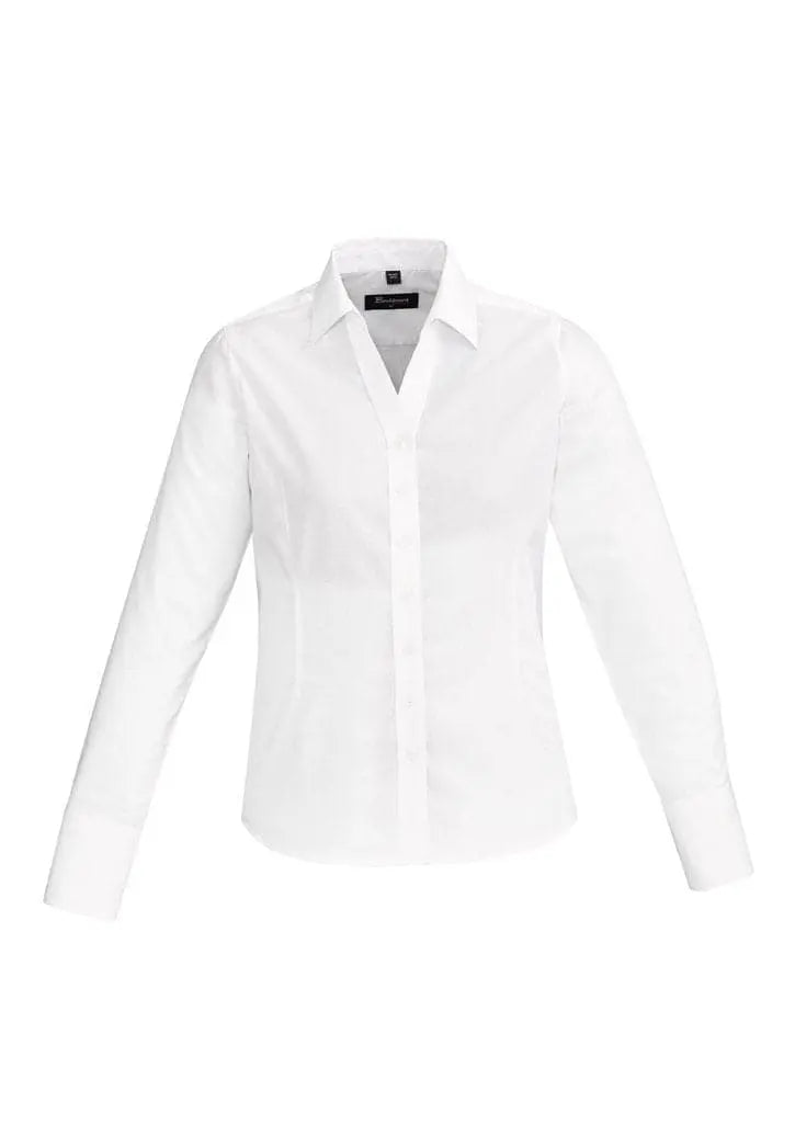 Biz Corporates Hudson Womens Long Sleeve Shirt 40310 - Flash Uniforms 