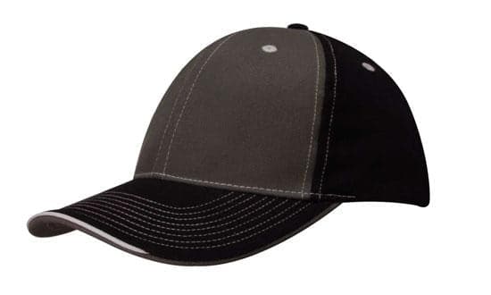 Headwear 2 Tone With Sandwich Lip Cap X12 - 4053