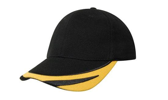 Headwear Bhc W/peak Trim & Fmbroidery Cap X12 - 4072