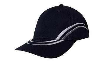 Headwear Emb Lines On Crown & Peak Cap X12 - 4075