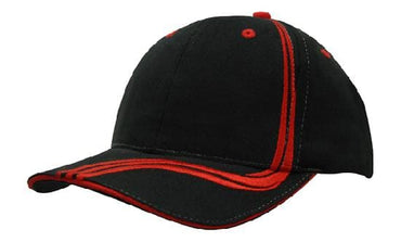 Headwear Cap With Sandwich & Emb Lines X12 - 4099