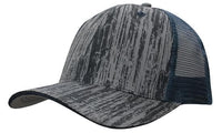 Headwear Woodprint Poly Twill Mesh X12 - 4144