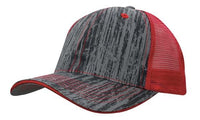 Headwear Woodprint Poly Twill Mesh X12 - 4144