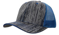 Headwear Woodprint Poly Twill Mesh X12 - 4144