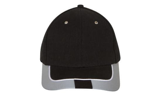 Headwear Bhc W/rlective Trim And Tab On Peak X12 - 4214