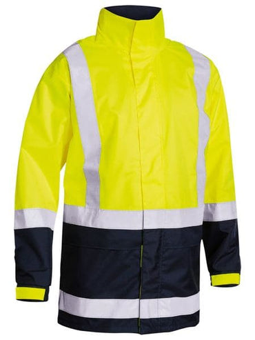 Bisley Taped Hi Vis Recycled Rain Shell Jacket BJ6766T