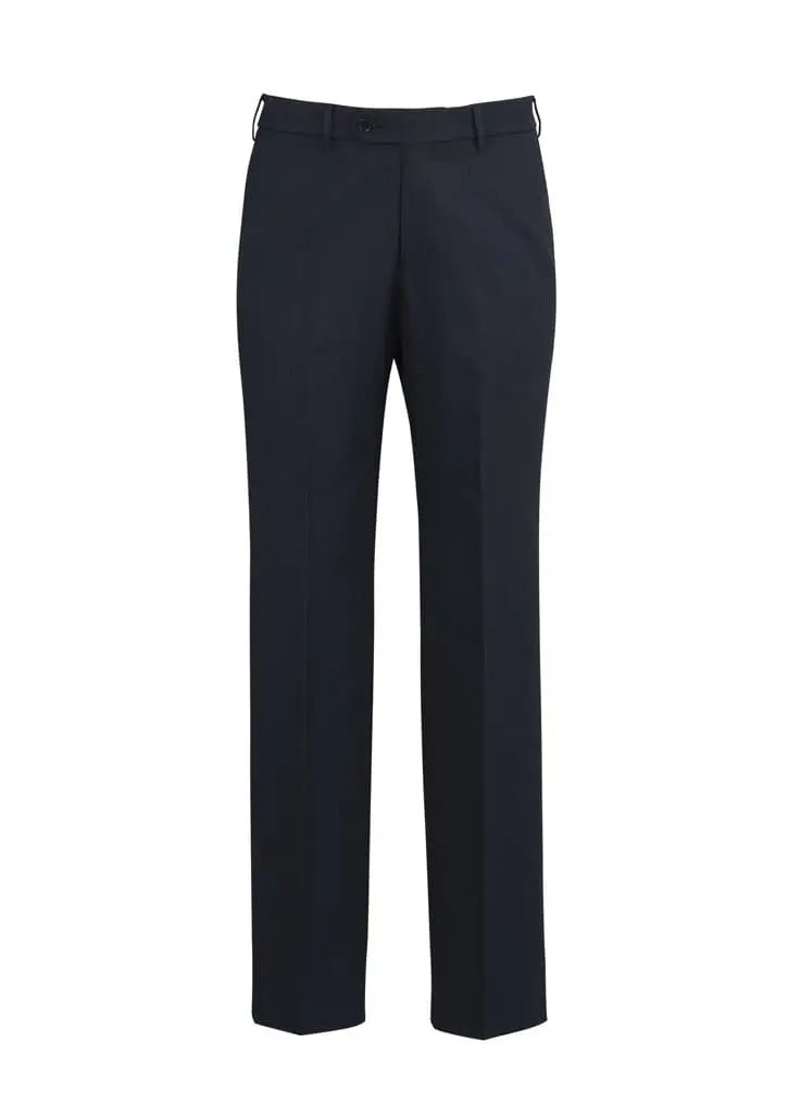 Biz Corporates Mens Flat Front Pant 70112R - Flash Uniforms 