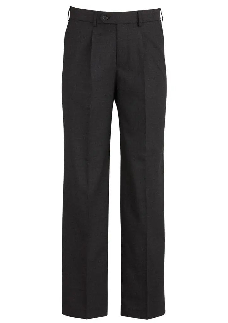 Biz Corporates Mens One Pleat Pant 74011S - Flash Uniforms 