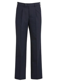 Biz Corporates Mens One Pleat Pant 74011R - Flash Uniforms 