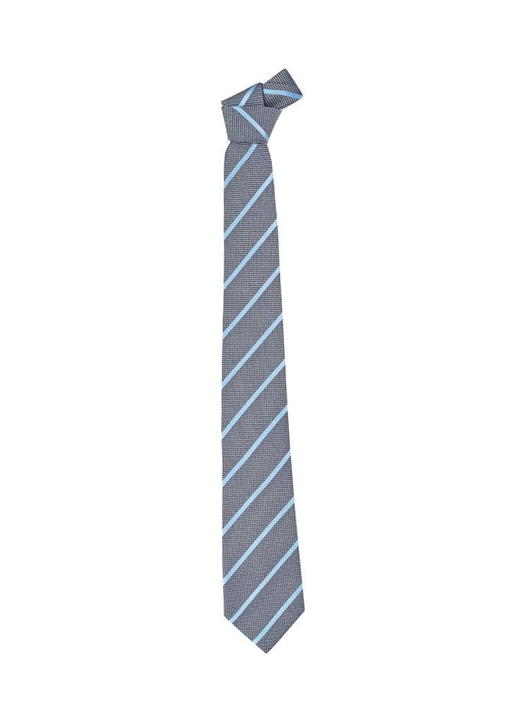 Biz Corporates Mens Single Contrast Stripe Tie 99102 - Flash Uniforms 