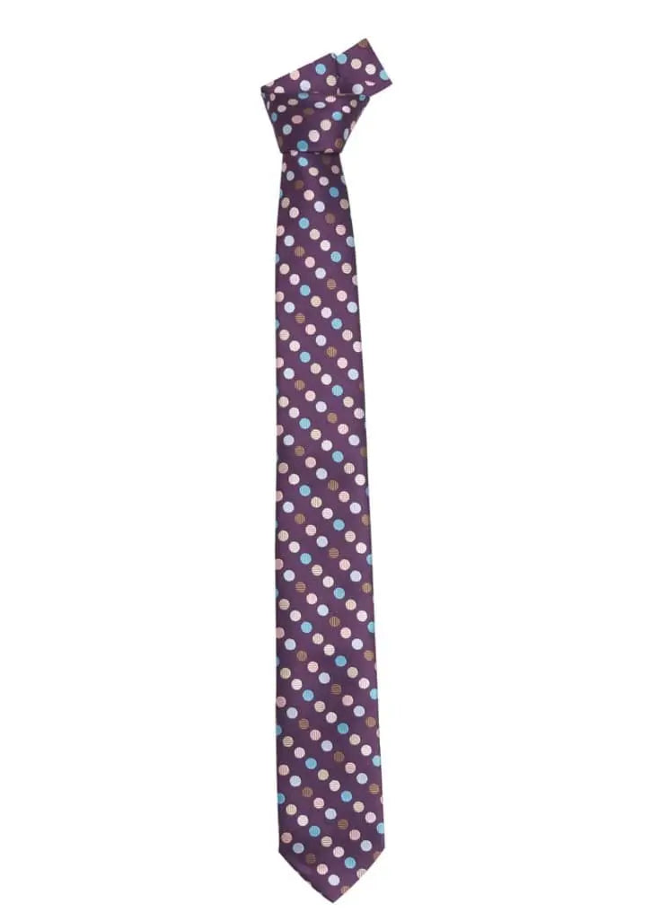 Biz Corporates Mens Multi Spot Tie 99105 - Flash Uniforms 