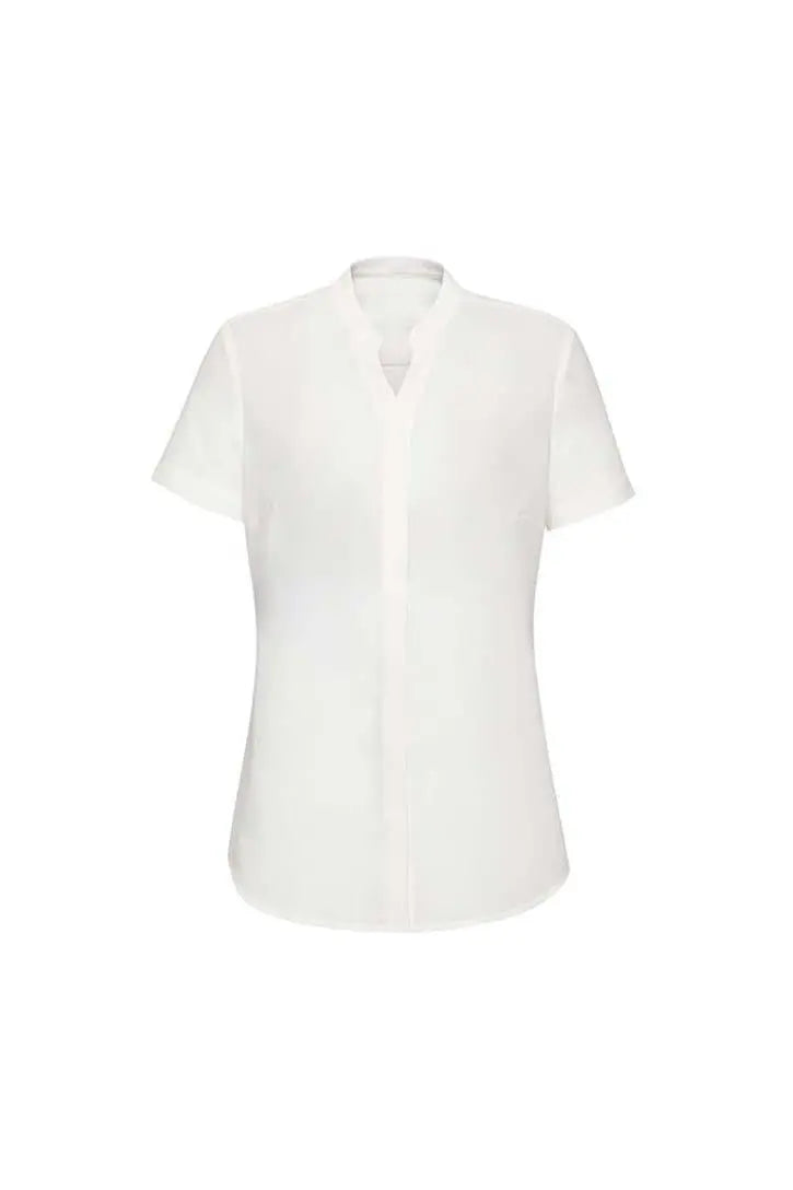 Biz Corporates Juliette Short Sleeve Blouse RB977LS - Flash Uniforms 