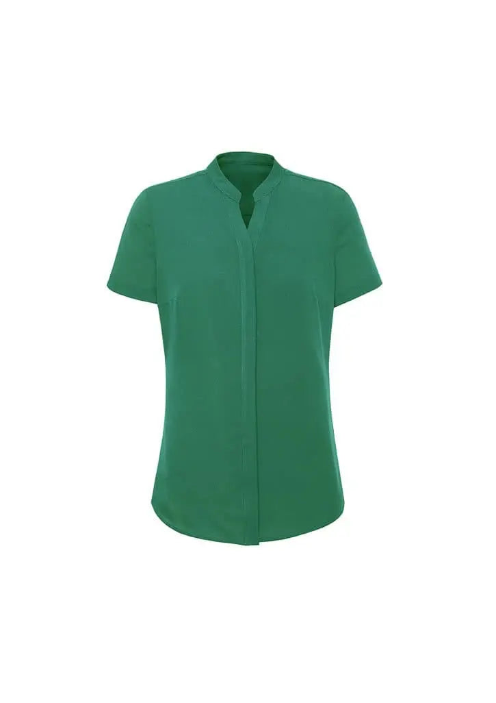 Biz Corporates Juliette Short Sleeve Blouse RB977LS - Flash Uniforms 