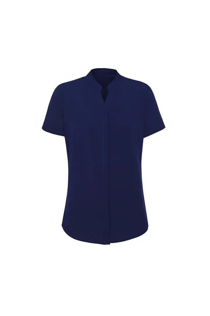 Biz Corporates Juliette Short Sleeve Blouse RB977LS - Flash Uniforms 