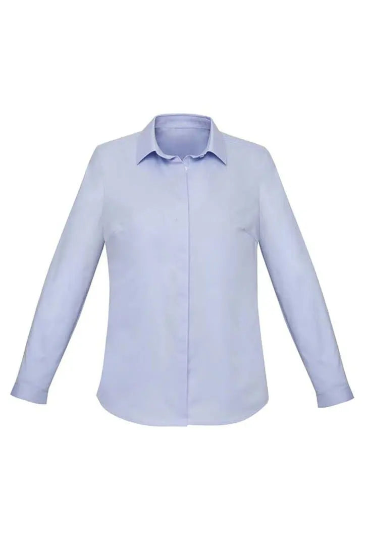 Biz Corporates Charlie Ladies Long Sleeve Shirt RS968LL - Flash Uniforms 