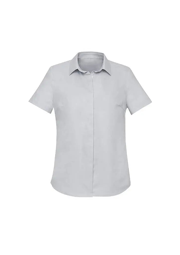 Biz Corporates Charlie Ladies Short Sleeve Shirt RS968LS - Flash Uniforms 