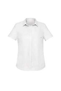 Biz Corporates Charlie Ladies Short Sleeve Shirt RS968LS - Flash Uniforms 