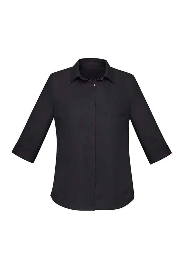 Biz Corporates Charlie Ladies 3/4 Sleeve Shirt RS968LT - Flash Uniforms 