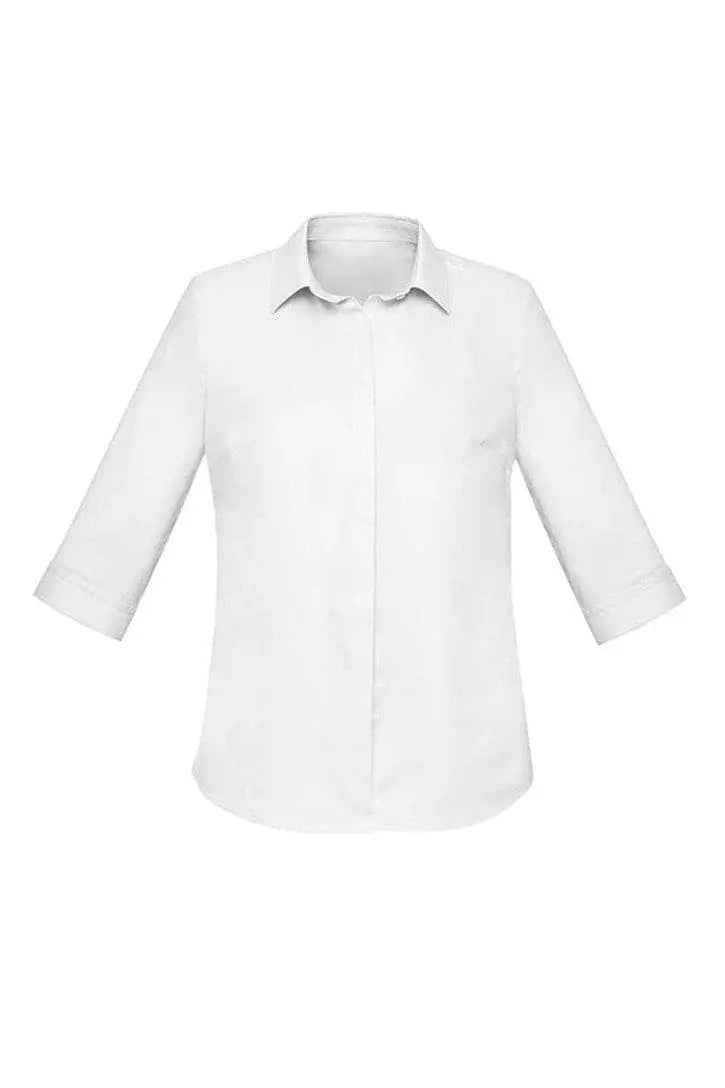 Biz Corporates Charlie Ladies 3/4 Sleeve Shirt RS968LT - Flash Uniforms 