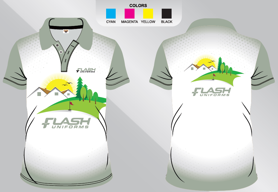 Custom Sublimated Polo Shirt SP10 - Flash Uniforms 
