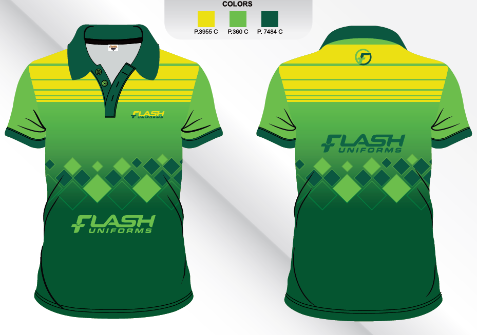 Custom Sublimated Polo Shirt SP08 - Flash Uniforms 