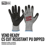Pro Choice Prosense C5 With Pu Palm Glove Vend Ready X12 - V-C5PUD