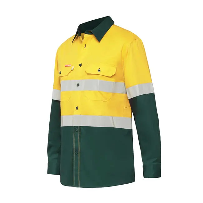 Hard Yakka Koolgear Ventilated Taped Hi Vis Shirt Y07740 - City Workwear