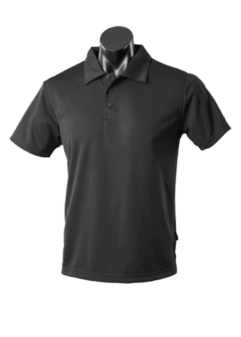 Aussie Pacific Kids Botany Polo Shirt 3307 Casual Wear Aussie Pacific Black 6 