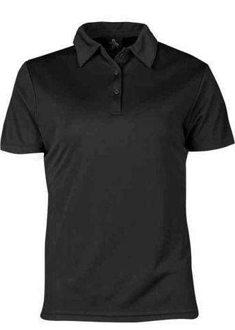 Aussie Pacific Ladies Botany Polo Shirt 2307 Casual Wear Aussie Pacific Black 6 