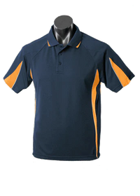Aussie Pacific Eureka Kids Polo Shirt 3304 Casual Wear Aussie Pacific Navy/Gold/Ashe 6 