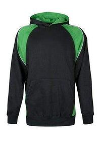 Aussie Pacific Huxley Kids Hoodie 3509 Casual Wear Aussie Pacific Black/Kawa Green/White 6 