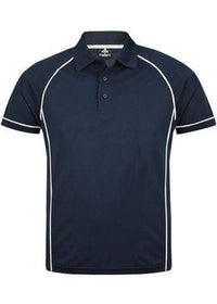 Aussie Pacific Men's Endeavour Work Polo Shirt 1310 Casual Wear Aussie Pacific Navy/White S 