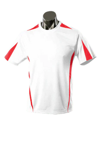 Aussie Pacific Men's Eureka Tees 1204 Casual Wear Aussie Pacific White/Red S 
