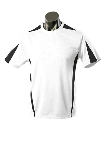 Aussie Pacific Men's Eureka Tees 1204 Casual Wear Aussie Pacific White/Black S 