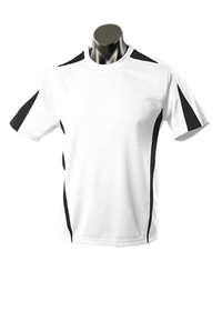 Aussie Pacific Men's Eureka Tees 1204 Casual Wear Aussie Pacific White/Black S 