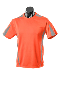 Aussie Pacific Men's Eureka Tees 1204 Casual Wear Aussie Pacific Orange/Charcoal S 