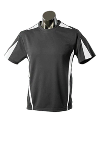 Aussie Pacific Men's Eureka Tees 1204 Casual Wear Aussie Pacific Black/White S 