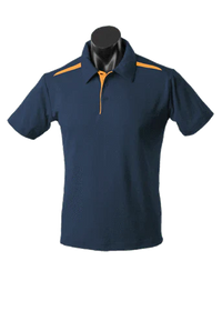 Aussie Pacific Paterson Kids Polo Shirt 3305 Casual Wear Aussie Pacific Navy/Gold 6 