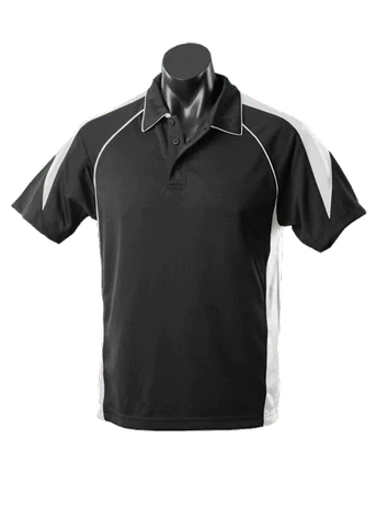 Aussie Pacific Premier Kids Polo Shirt 3301 Casual Wear Aussie Pacific Black/White 6 